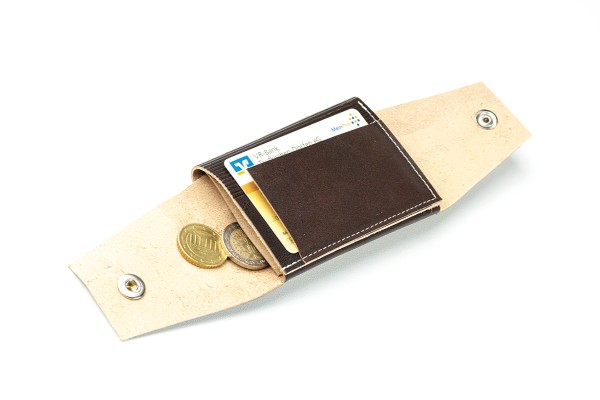 Urban Slim Wallet PREMIUM LEDER VINTAGE dunkelbraun