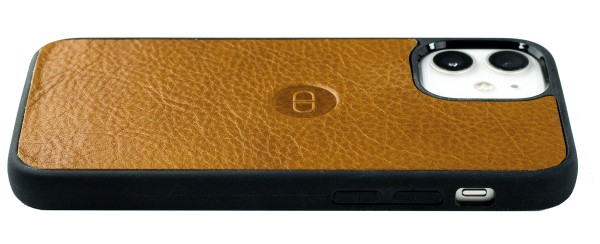 iPhone Case Silikon Schutzhülle in PREMIUM LEDER VINTAGE cuoiobraun