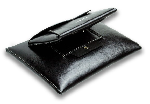 iPad Tasche PREMIUM LEDER VINTAGE schwarz