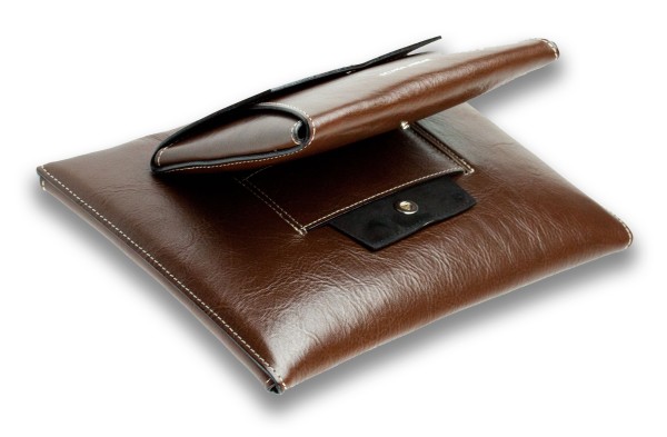 iPad Tasche PREMIUM LEDER VINTAGE dunkelbraun