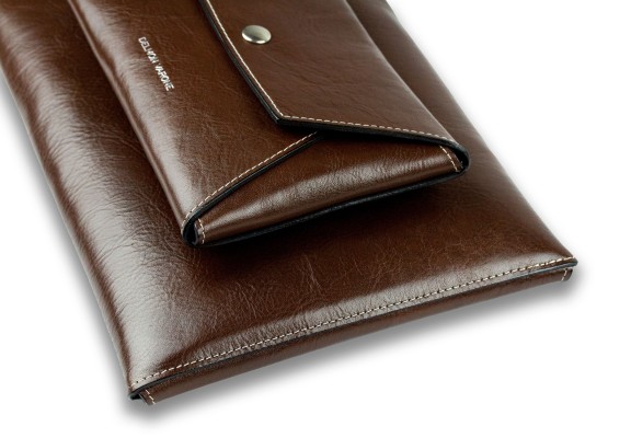 iPad Tasche PREMIUM LEDER VINTAGE dunkelbraun