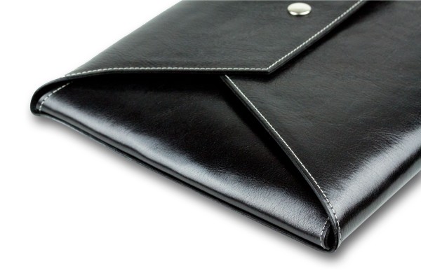 Macbook Tasche PREMIUM LEDER VINTAGE schwarz