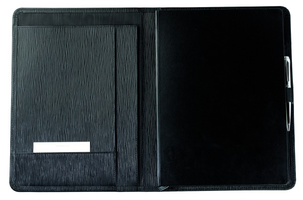 Notenbuch DIN A4+ (auswechselbar) PREMIUM LEDER MANHATTAN Paglia schwarz