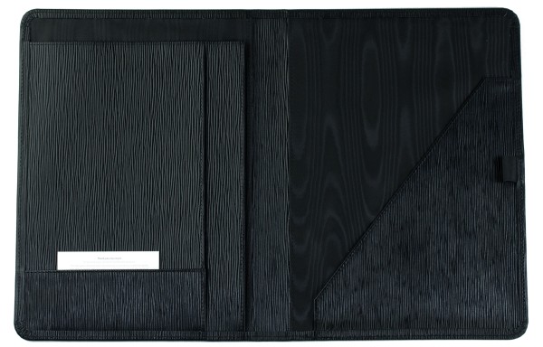 Notenbuch DIN A4+ (auswechselbar) PREMIUM LEDER MANHATTAN Paglia schwarz