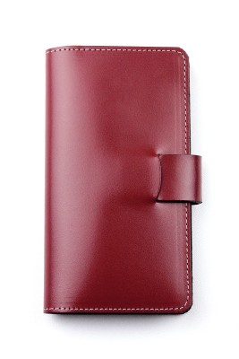 iPhone Case aus Leder mit integrierter schwarzer Kunststoffschale CAMBRIDGE Top Grain Leder rot