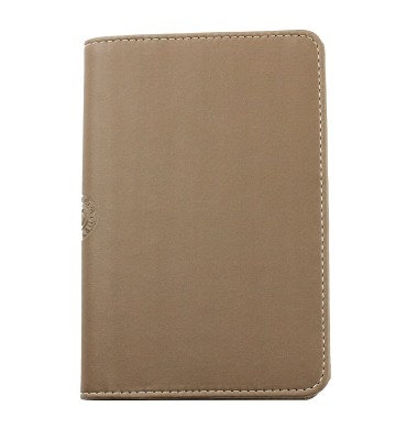 Pocket Notizbuch Lederimitat ECO APPLE LEATHER braun