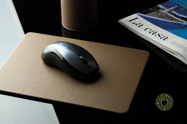 Mousepad ECO APPLE LEATHER Lederimitat braun