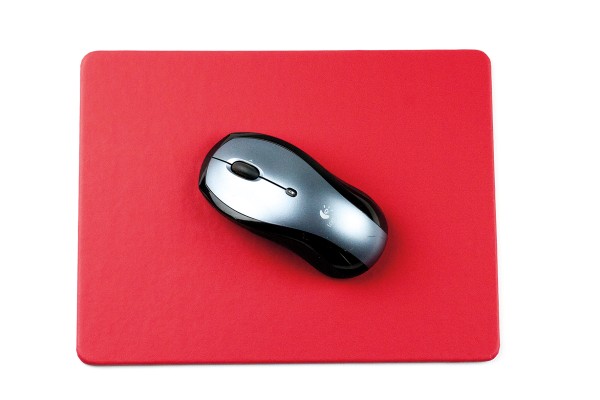 Mousepad ECO APPLE LEATHER Lederimitat rot