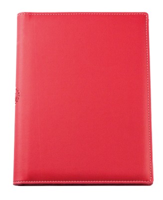 Schreibmappe DIN A5 ECO APPLE LEATHER Lederimitat rot