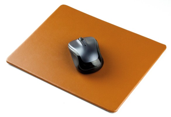 Mousepad PREMIUM LEDER BOXCALF cuoiobraun (glatt)