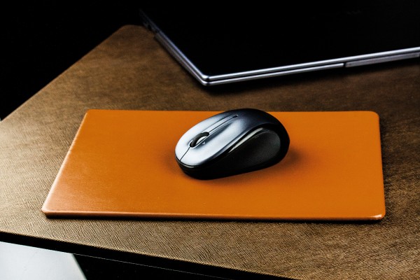 Mousepad PREMIUM LEDER BOXCALF cuoiobraun (glatt)