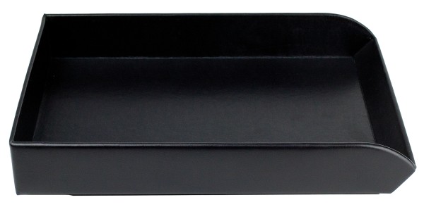 Briefablagekasten PREMIUM LEDER BOXCALF schwarz (glatt)