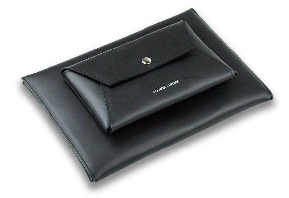 iPad Tasche PREMIUM LEDER BOXCALF schwarz