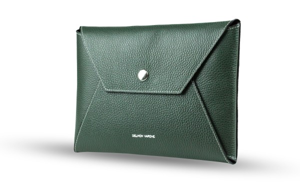 iPad Tasche PREMIUM LEDER SOFT GRAIN grün