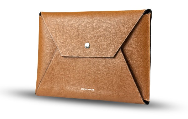 Macbook Tasche PREMIUM LEDER SOFT GRAIN braun