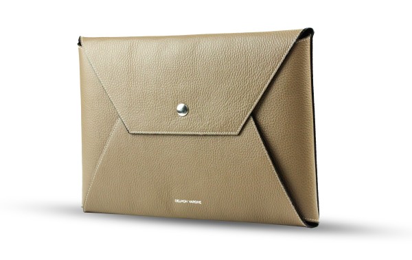 Macbook Tasche PREMIUM LEDER SOFT GRAIN taupe