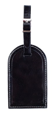 Kofferanhänger PREMIUM LEDER VINTAGE Anilin schwarz