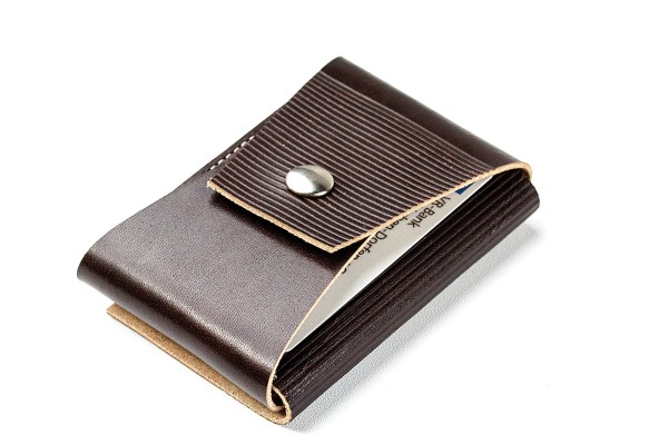 Urban Slim Wallet PREMIUM LEDER VINTAGE dunkelbraun