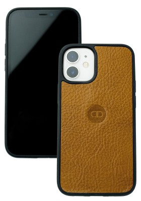 iPhone Case Silikon Schutzhülle in PREMIUM LEDER VINTAGE cuoiobraun