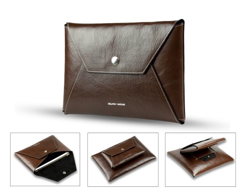 iPad Tasche PREMIUM LEDER VINTAGE dunkelbraun