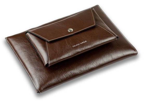 iPad Tasche PREMIUM LEDER VINTAGE dunkelbraun