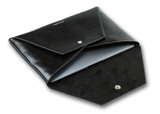 Macbook Tasche PREMIUM LEDER VINTAGE schwarz