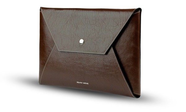 Macbook Tasche PREMIUM LEDER VINTAGE dunkelbraun