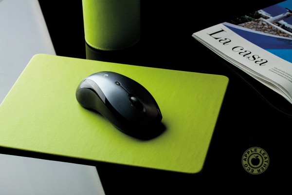 Mousepad ECO APPLE LEATHER Lederimitat grün