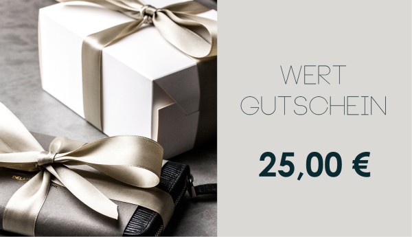 DELMON VARONE Geschenkgutschein Wert 25,00 €